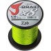 DAIWA J-BRAID x8  -  chartreuse .... Ø0,42 ~ Ø0,56 mm ..... 9€/100m